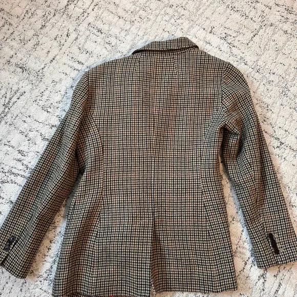 Alex Mill XS Houndstooth Jacket in Brown and Cream - Picture 12 of 12